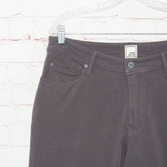 SWET TAILOR Slim fit Jean Pants Gray Stretch Cotton Spandex Size 31 - Picture 6 of 10